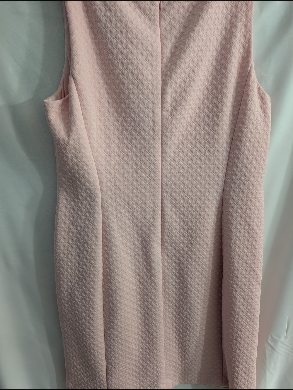 Pappagallo Pink Sleeveless Mini Dress with Gold Lace Trim - Picture 3 of 7